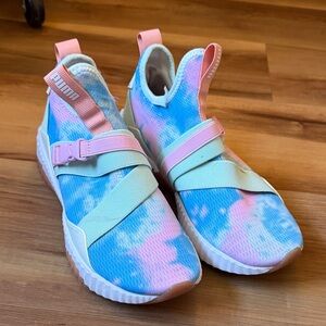 Puma Pastel Tie-Dye Slip-On Sneakers